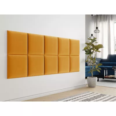 Čalouněný nástěnný panel 42x42 PAG - žlutý
