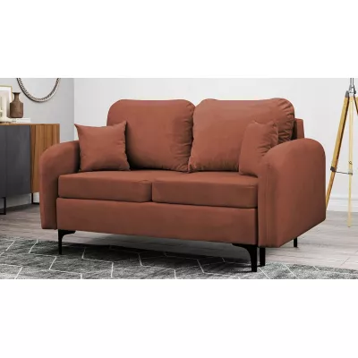 Dvoumístná rozkládací pohovka ZAPHIRA - růžová