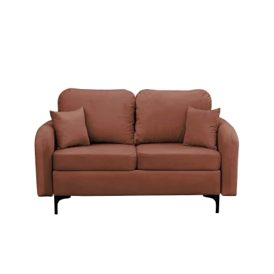 Dvoumístná rozkládací pohovka ZAPHIRA - růžová