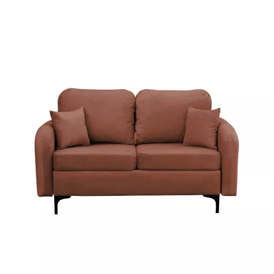 Dvoumístná rozkládací pohovka ZAPHIRA - růžová