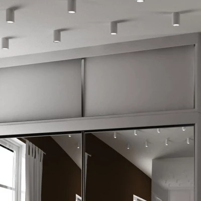 Nástavba na skříň ELVIRA - 150 cm, bílá