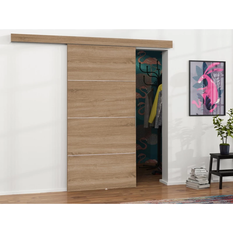 Posuvné interiérové dveře VIGRA 2 - 90 cm, dub sonoma