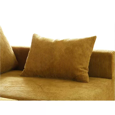 Rohová rozkládací sedací souprava UVERAL - modrá, levý roh