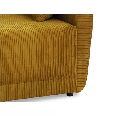 Rohová rozkládací sedací souprava UVERAL - modrá, levý roh