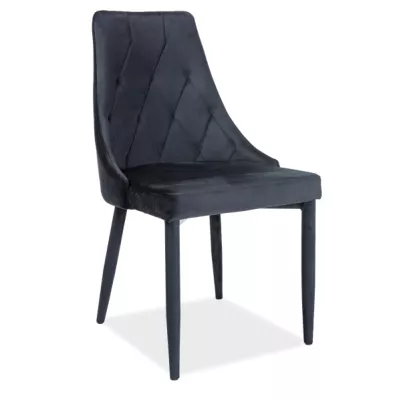 Čalouněná jídelní židle OTKA 2 - černá
