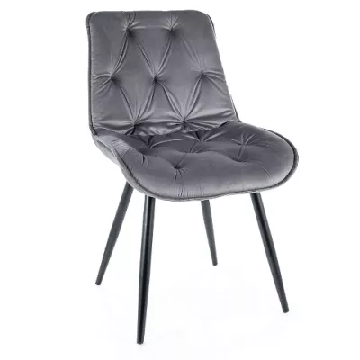 Moderní židle LUSINE - černá / šedá
