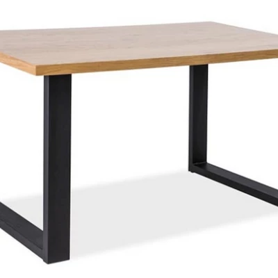 Jídelní stůl UPTON 1 - 150x90, dub / černý
