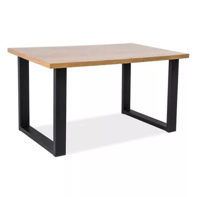 Jídelní stůl UPTON 1 - 150x90, dub / černý
