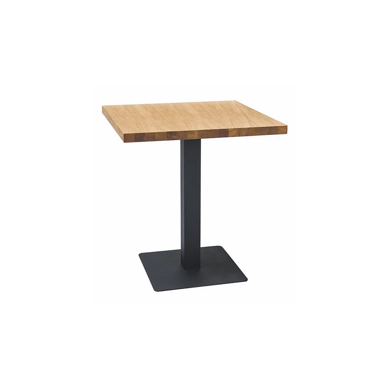 Jídelní stůl KYRYLO 1 - 60x60, dub / černý