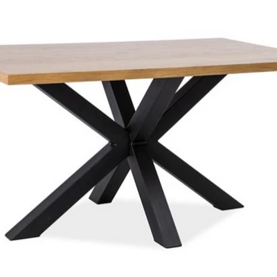 Designový jídelní stůl MARTIN 1 - 180x90, dub / černý