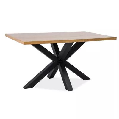 Designový jídelní stůl MARTIN 2 - 150x90, dub / černý