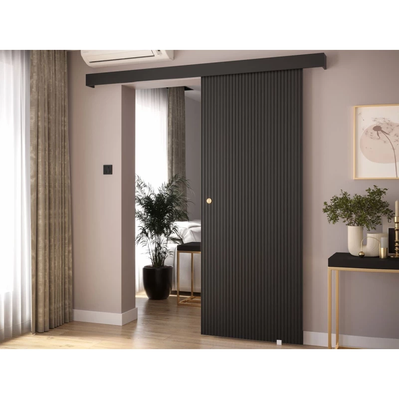 Posuvné dveře MANOLO 1 - 70 cm, černé