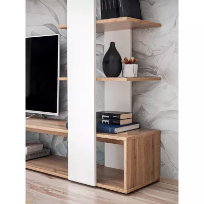 Obývací nábytek BINKA - dub wotan / bílá