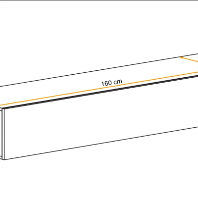 TV stolek FREYA - bílý
