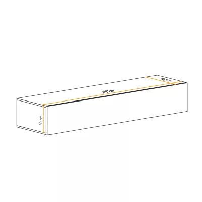 TV stolek FREYA - bílý