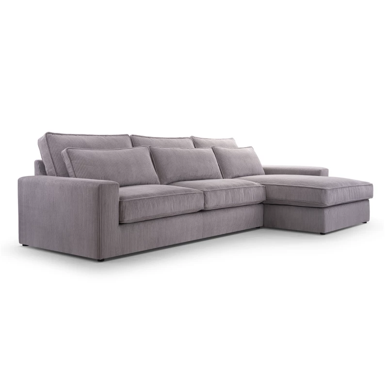 Rohová sedací souprava AVITAL MINI - pravá, šedá