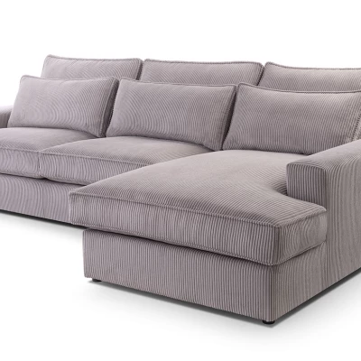 Rohová sedací souprava AVITAL MINI - pravá, šedá