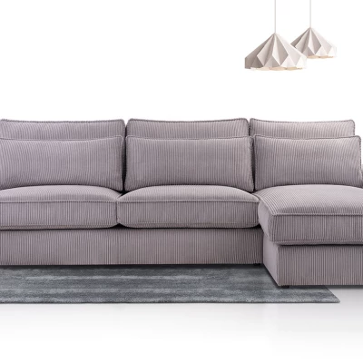 Rohová sedací souprava AVITAL MINI - pravá, šedá