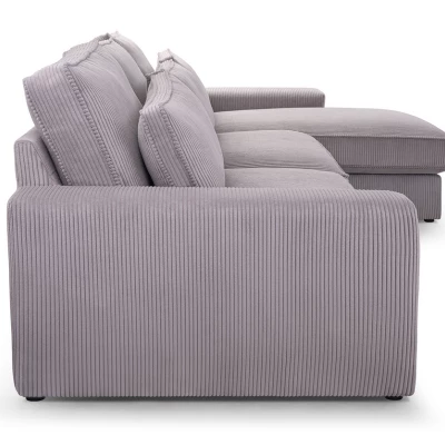 Rohová sedací souprava AVITAL MINI - pravá, šedá