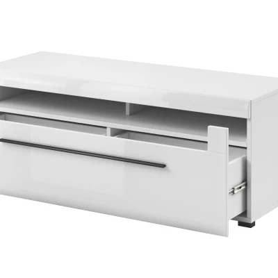 Malý televizní stolek se šuplíky IVA - bílý