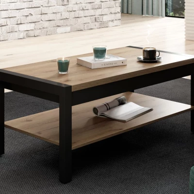 Konferenční stolek SONJA - dub taurus / černý