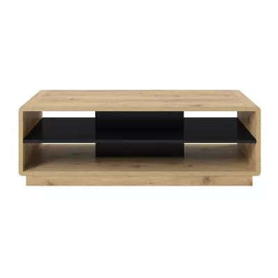 Konferenční stolek NIKET - dub taurus / černý