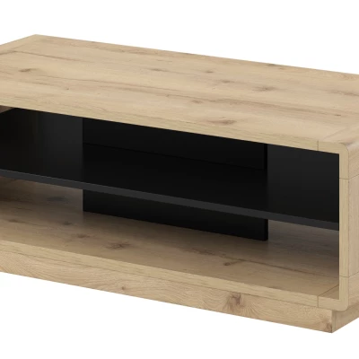 Konferenční stolek NIKET - dub taurus / černý