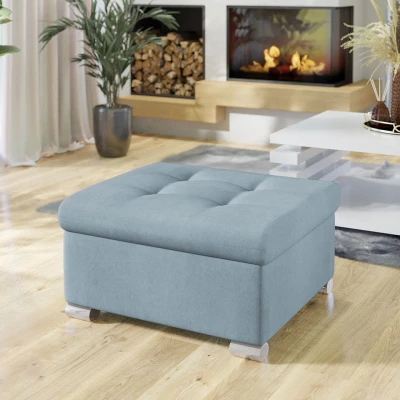 Taburetka do obýváku NELLI 1 - světlá modrá 1