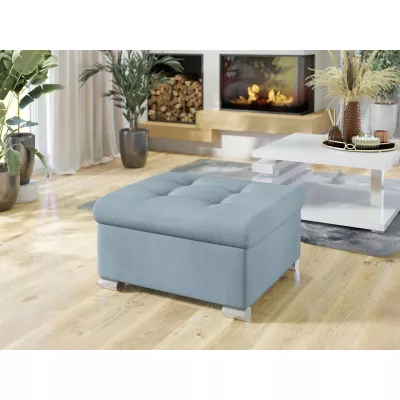 Taburetka do obýváku NELLI 1 - světlá modrá 1