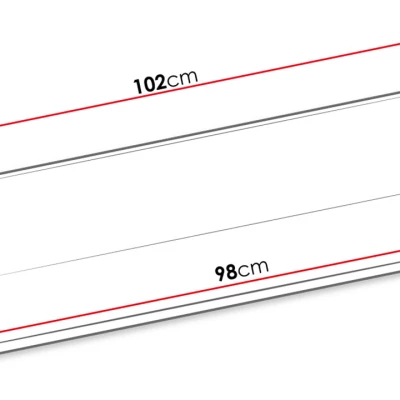 Závěsná police SONRISA - raw steel