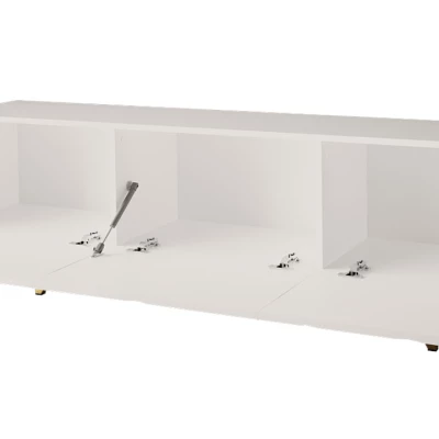 Obývací sestava ROANA - bílá / lesklá bílá