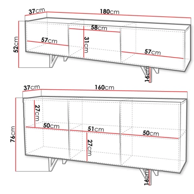 Obývací sestava ROANA - bílá / lesklá bílá