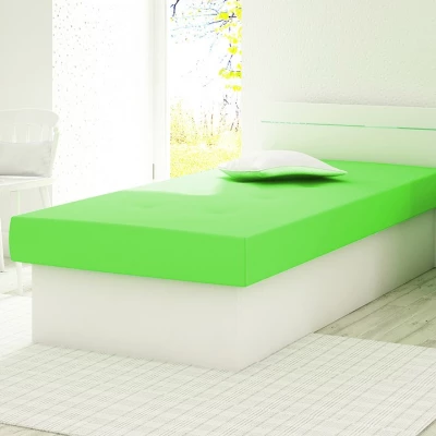Dětská válenda s úložným prostorem 80x190 SENOMA 2 - bílá / zelená