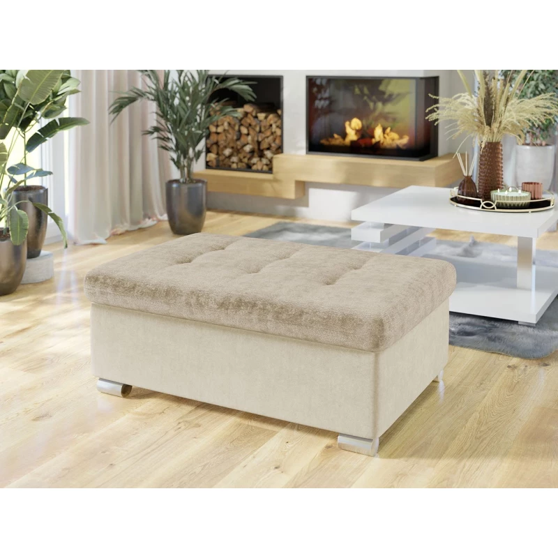 Taburetka do obýváku NELLI 2 - béžová 2