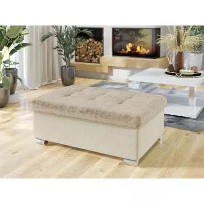 Taburetka do obýváku NELLI 2 - béžová 2