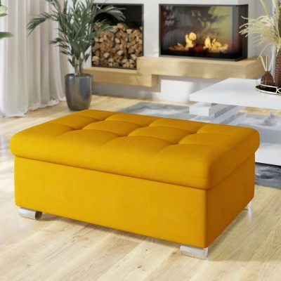 Taburetka do obýváku NELLI 2 - žlutá 1