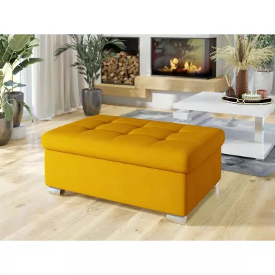 Taburetka do obýváku NELLI 2 - žlutá 1