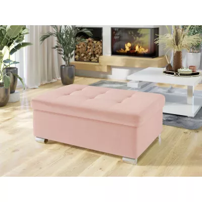 Taburetka do obýváku NELLI 2 - světlá růžová