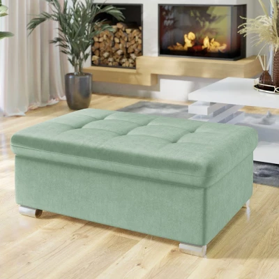 Taburetka do obýváku NELLI 2 - světlá zelená 4