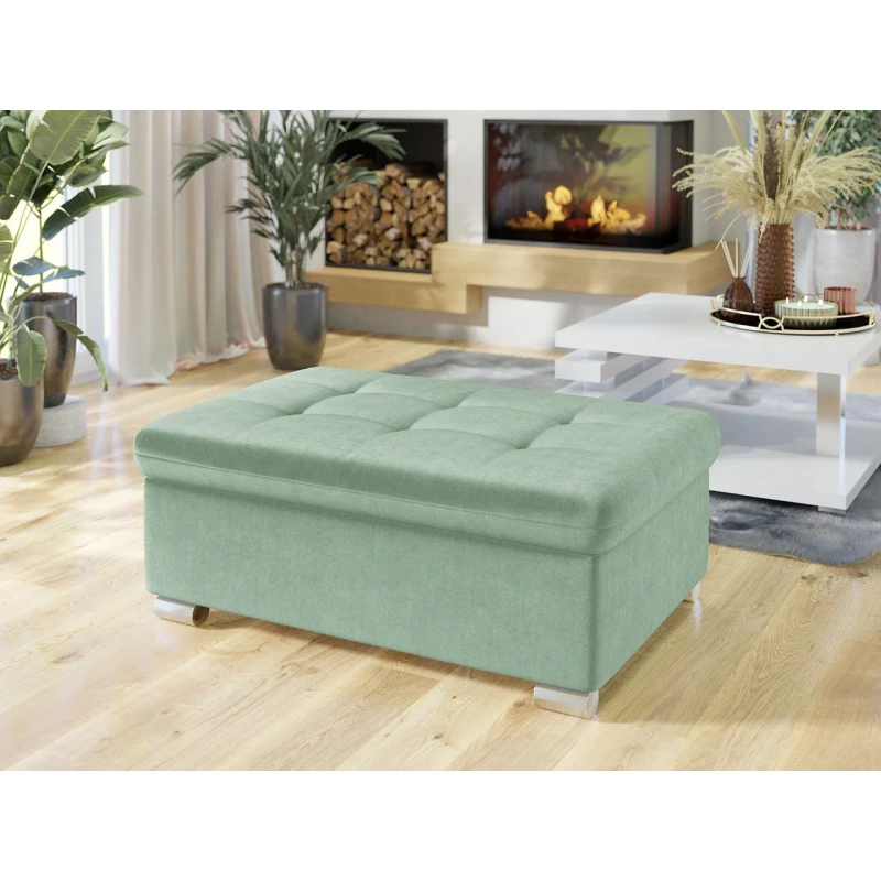 Taburetka do obýváku NELLI 2 - světlá zelená 4