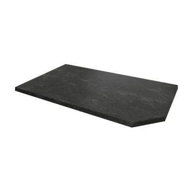 Kuchyňská deska 230x60x2,8 cm URBANO - metalická hnědá, pravé provedení