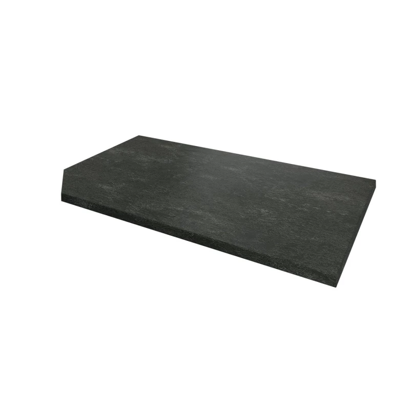 Kuchyňská deska 210x60x2,8 cm URBANO - metalická hnědá, levé provedení