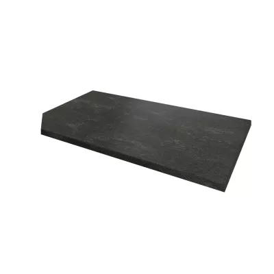 Kuchyňská deska 210x60x2,8 cm URBANO - metalická hnědá, levé provedení