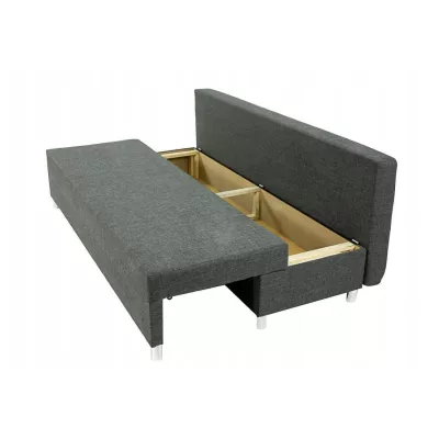 Rozkládací pohovka s taburetem ELZA - modrá 2