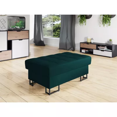 Taburetka do obývacího pokoje COLUMBUS - smaragdová