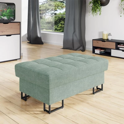 Taburetka do obývacího pokoje COLUMBUS - světlá zelená