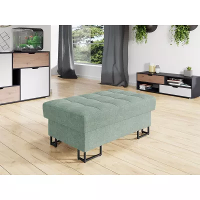 Taburetka do obývacího pokoje COLUMBUS - světlá zelená