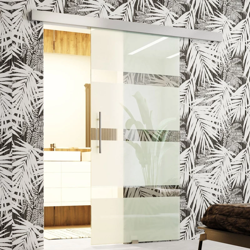Interiérové posuvné skleněné dveře MARISOL 3 - 90 cm, pískované