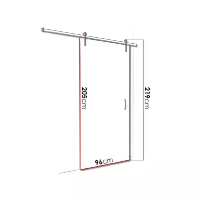 Posuvné interiérové dveře XAVIER 5 - 90 cm, jasan tmavý