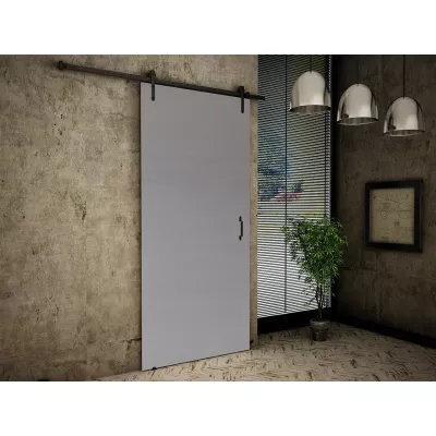 Posuvné interiérové dveře XAVIER 4 - 90 cm, antracitové